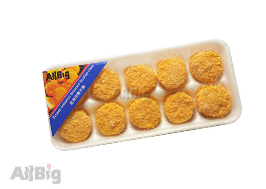 Breaded Scallop Cake (10 Pcs) - All Big Frozen Food Pte Ltd