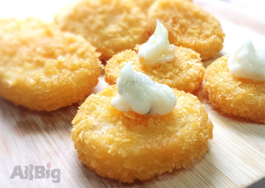 Breaded Scallop Cake (10 Pcs) - All Big Frozen Food Pte Ltd