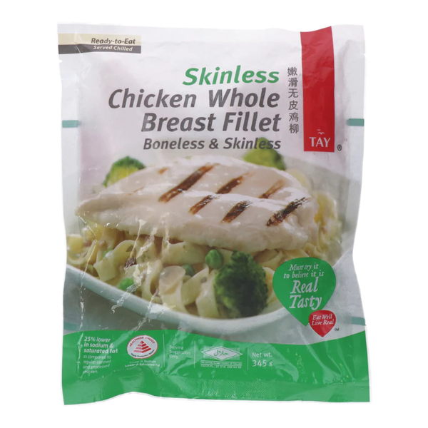 Skinless Chicken Whole Breast Fillet (345g)